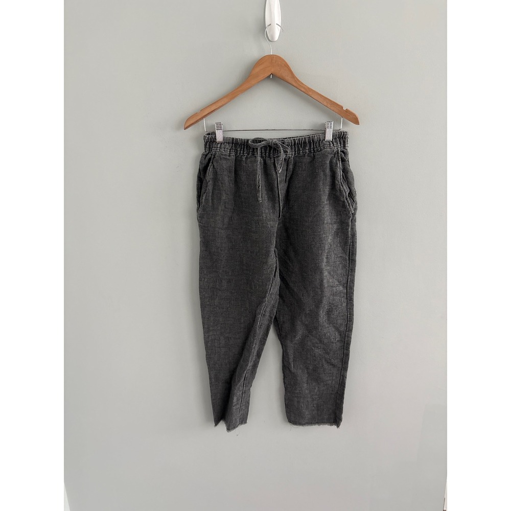 Zara Linen Drawstring Pull On Pants‎ Size Small